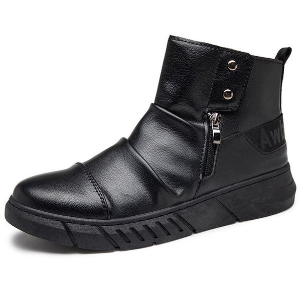 2020 winter new black mens hight-british style leather boots leather shoes korean style fashion all-match work boots
2020 winter new black mens hight-british style leather boots leather shoes korean style fashion all-match work boots