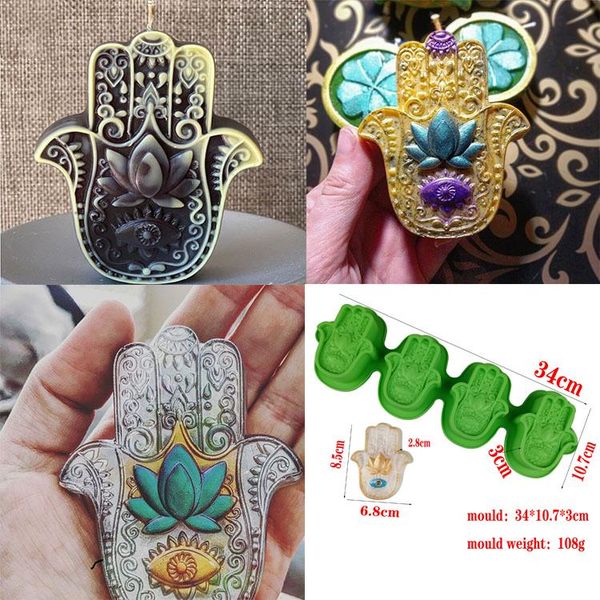 craft tools 4 compartment hand of fatima eye god silicone soap mold for diy candle mould plaster molds making
craft tools 4 compartment hand of fatima eye god silicone soap mold for diy candle mould plaster molds making