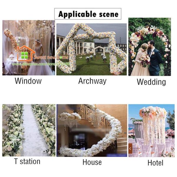 decorative flowers & wreaths artificial flower runner rose green leaves row wedding table decorations road lead
decorative flowers & wreaths artificial flower runner rose green leaves row wedding table decorations road lead