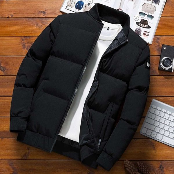 thickened short winter casual coat men's down cotton padded men jacket windbreakers ing, Black;brown
thickened short winter casual coat men's down cotton padded men jacket windbreakers ing, Black;brown