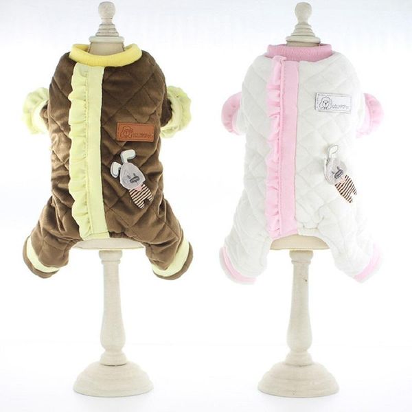 dog apparel winter jumpsuit for dogs sauce white color fleece warm cute patch ruffle coats puppy clothes
dog apparel winter jumpsuit for dogs sauce white color fleece warm cute patch ruffle coats puppy clothes