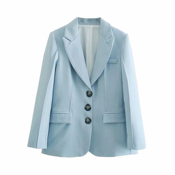 women's suits & blazers women fashion single breasted solid blazer coat vintage long sleeve pockets female outerwear chic sky blue vest, White;black
women's suits & blazers women fashion single breasted solid blazer coat vintage long sleeve pockets female outerwear chic sky blue vest, White;black