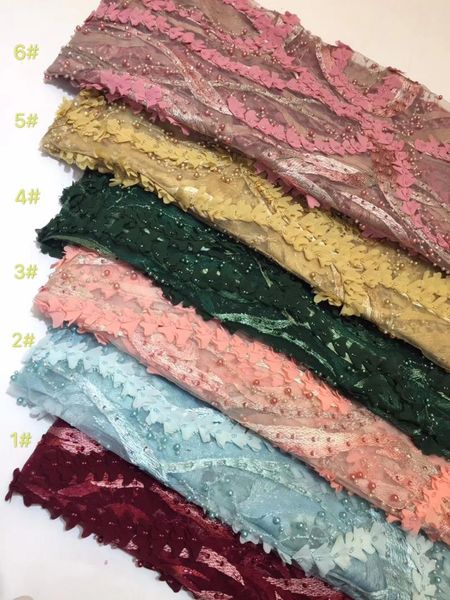ribbon multi-color lace fabric 2021 embroidered nigerian beaded laces french tulle for women ff416, Pink;blue
ribbon multi-color lace fabric 2021 embroidered nigerian beaded laces french tulle for women ff416, Pink;blue