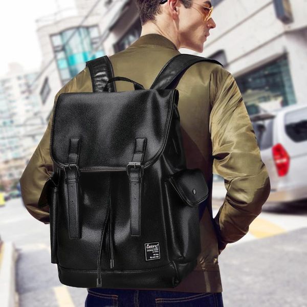 backpack lielang leather men 15.6 inch lapteenager travel school bag male mochila leisure
backpack lielang leather men 15.6 inch lapteenager travel school bag male mochila leisure