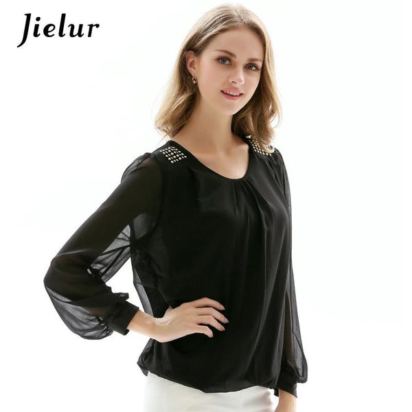 women's blouses & shirts spring puff sleeve shirt drilling white chiffon blouse loose plus size s-4xl long sunscreen blusas
women's blouses & shirts spring puff sleeve shirt drilling white chiffon blouse loose plus size s-4xl long sunscreen blusas