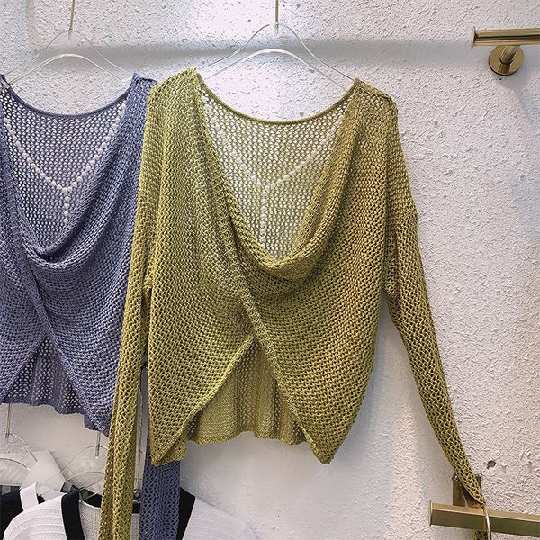 malha sunscreen sweater hollow-mesh-out woman knotted decorative pearl without back airable shirt 4hdj, White;black
malha sunscreen sweater hollow-mesh-out woman knotted decorative pearl without back airable shirt 4hdj, White;black