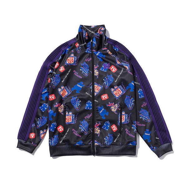 men's jackets needles leisure coat spring new butterfly embroidery full print long sleeve zipper jacket for men and women, Black;brown
men's jackets needles leisure coat spring new butterfly embroidery full print long sleeve zipper jacket for men and women, Black;brown