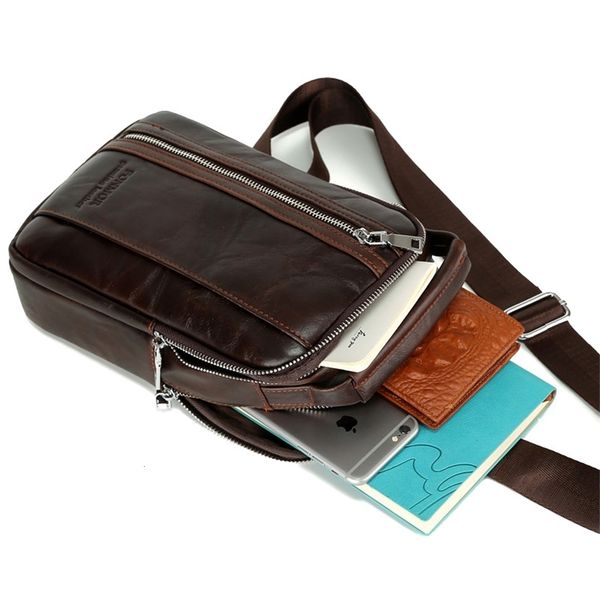 men's leather strap bag, fashionable leisure travel chest bag
men's leather strap bag, fashionable leisure travel chest bag