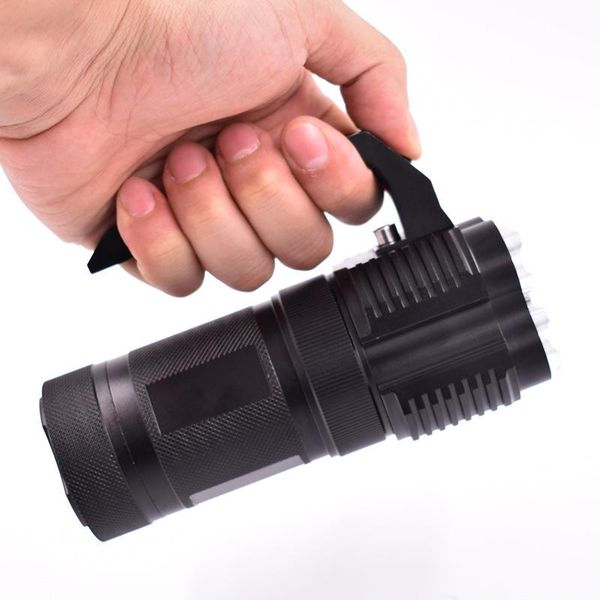 powerful led spotlights portable 18650 battery camping expeditions searchlight with 4*l2 lamp bead
powerful led spotlights portable 18650 battery camping expeditions searchlight with 4*l2 lamp bead
