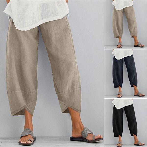 vintage harem casual loose womens pants printed elastic waist cotton linen wide leg summer irregular pantalon cropped, Black;white
vintage harem casual loose womens pants printed elastic waist cotton linen wide leg summer irregular pantalon cropped, Black;white