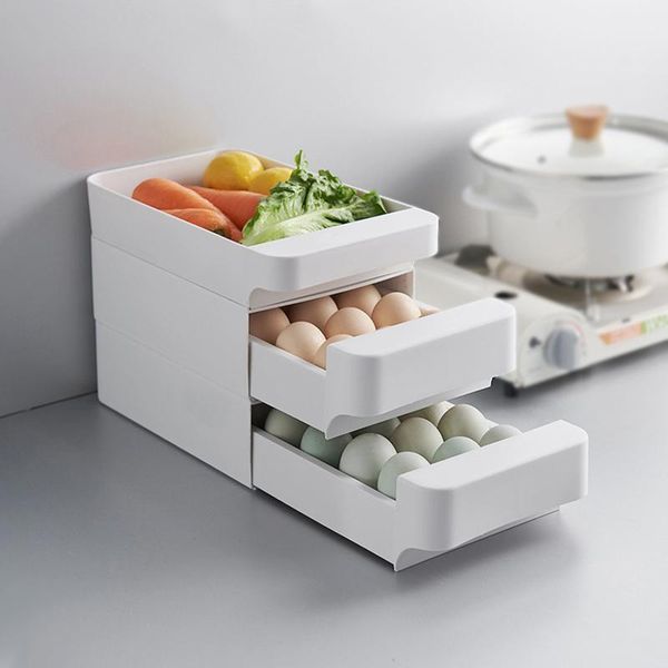 kitchen storage & organization fridge food organizer egg box refrigerator fresh-keeping supplies stacked fruits vegetables drawer
kitchen storage & organization fridge food organizer egg box refrigerator fresh-keeping supplies stacked fruits vegetables drawer