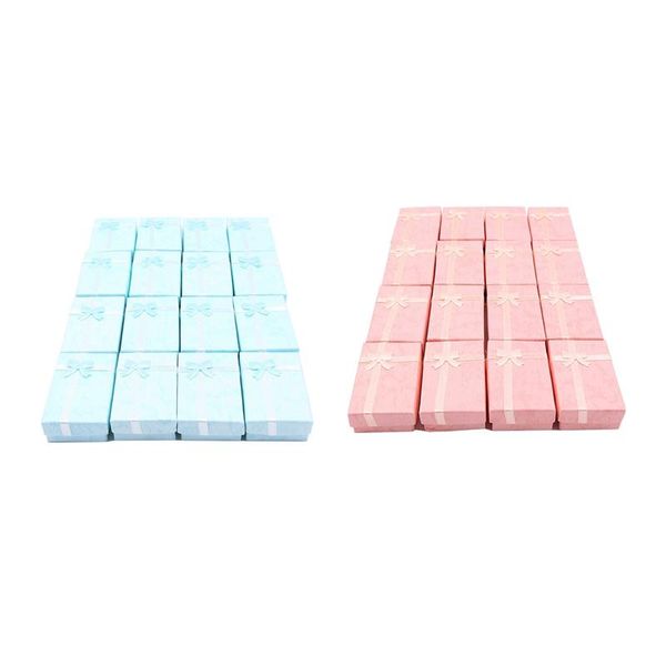 jewelry pouches, bags 32pcs paper gifts boxes for display-rings, small watches, necklaces, earrings, bracelet gift packaging box - 16p, Pink;blue
jewelry pouches, bags 32pcs paper gifts boxes for display-rings, small watches, necklaces, earrings, bracelet gift packaging box - 16p, Pink;blue