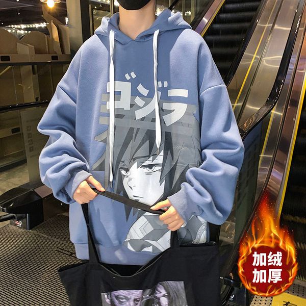 2021 new loose males thicken plush hoodies cotton casual jackets printed large size streetwear pullovers hip hop sweatshirt m-5xl stz4, Black
2021 new loose males thicken plush hoodies cotton casual jackets printed large size streetwear pullovers hip hop sweatshirt m-5xl stz4, Black