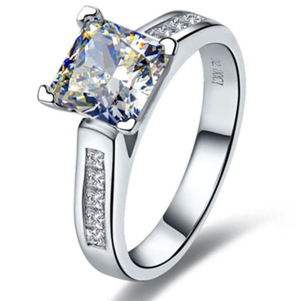 cluster rings solid gold 14k engagement princess ring moissanite jewelry 2ct white women, Golden;silver
cluster rings solid gold 14k engagement princess ring moissanite jewelry 2ct white women, Golden;silver