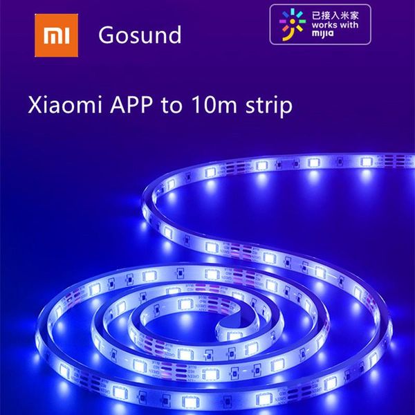 smart home control gosund rgb strip light band colorful lamp led max extention to 10m 16 million intelligent work with mihome app
smart home control gosund rgb strip light band colorful lamp led max extention to 10m 16 million intelligent work with mihome app