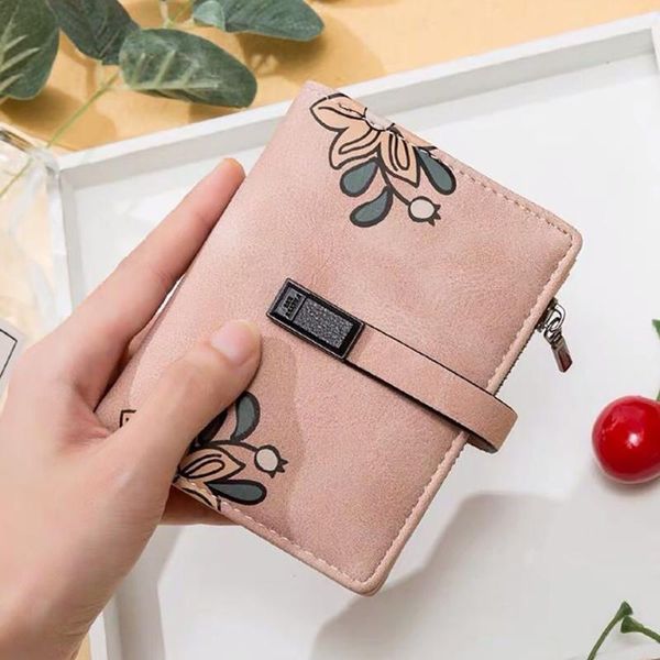 wallets aelicy small wallet zipper flower print fashion female short ladies purse vintage snap fastener matte women, Red;black
wallets aelicy small wallet zipper flower print fashion female short ladies purse vintage snap fastener matte women, Red;black
