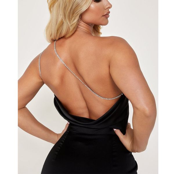 halter black dresses woman party night 2021 backless off shoulder party dresses women evening ladies dress, Black;gray
halter black dresses woman party night 2021 backless off shoulder party dresses women evening ladies dress, Black;gray