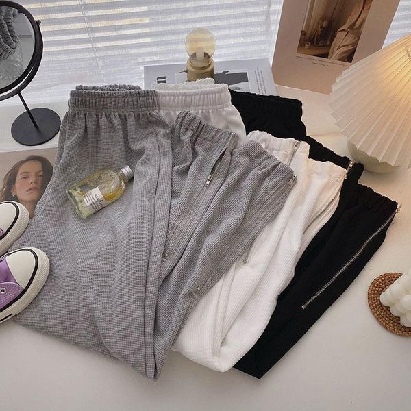 women's pants & capris autumn harem women high waist loose simple student casual sports run unique zipper korean trendy elastic sweatpa, Black;white
women's pants & capris autumn harem women high waist loose simple student casual sports run unique zipper korean trendy elastic sweatpa, Black;white