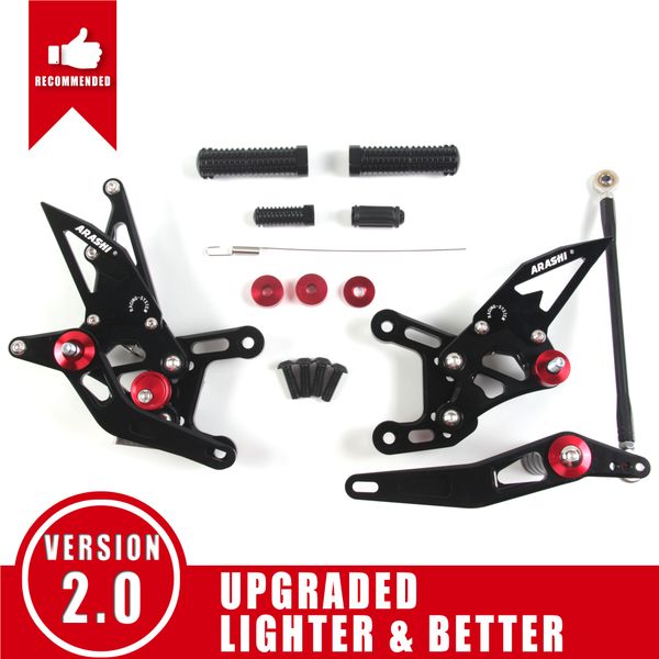 arashi ( version 2.0 ) adjustable rearsets footrests footpegs foot peg motorcycle for yamaha yzf r1 2009 - 2014 2010 2011 2012 2013
arashi ( version 2.0 ) adjustable rearsets footrests footpegs foot peg motorcycle for yamaha yzf r1 2009 - 2014 2010 2011 2012 2013