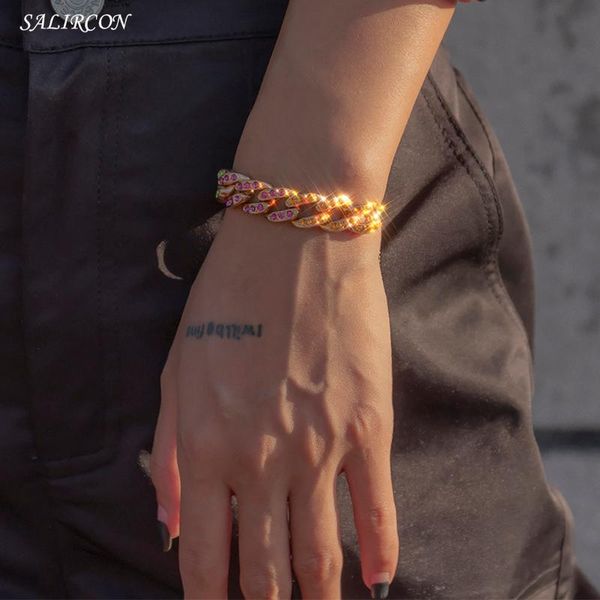link, chain kpop shiny crystal charm bracelet for women girls punk miami cuban couple boho valentines day jewelry gift 2021, Black
link, chain kpop shiny crystal charm bracelet for women girls punk miami cuban couple boho valentines day jewelry gift 2021, Black