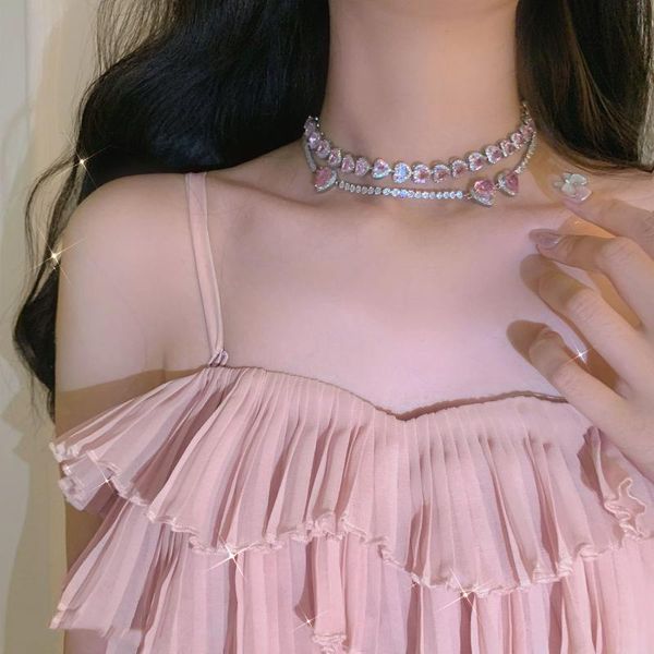 pendant necklaces aesthetic sparkling harajuku simple y2k jewelry love shiny necklace vintage clavicle chain crystal for egirl gothic, Silver
pendant necklaces aesthetic sparkling harajuku simple y2k jewelry love shiny necklace vintage clavicle chain crystal for egirl gothic, Silver