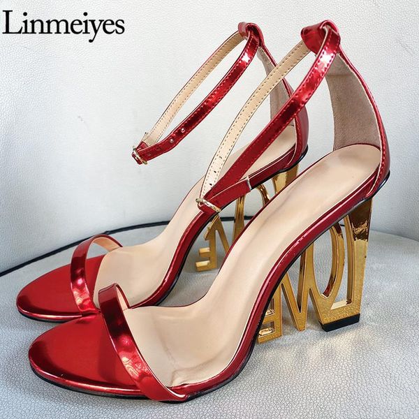 designer strange high heel women sandals one strap gladiator party shoes woman letters heels sandalias mujer runway shoes, Black
designer strange high heel women sandals one strap gladiator party shoes woman letters heels sandalias mujer runway shoes, Black