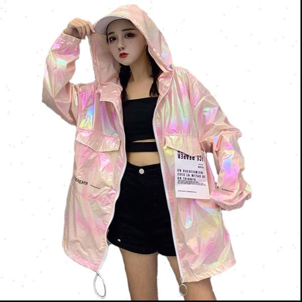 autumn hooded bomber jacket women loose silver summer thin jacket women fluorescence hip hop coat plus size long sleeve coat, Black;brown
autumn hooded bomber jacket women loose silver summer thin jacket women fluorescence hip hop coat plus size long sleeve coat, Black;brown