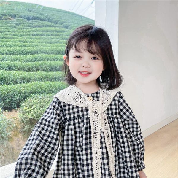 2021 spring new girls korean style dress cotton plaid long sleeve kids dresses for girls toddler clothes baby girl fashion dress, Red;yellow
2021 spring new girls korean style dress cotton plaid long sleeve kids dresses for girls toddler clothes baby girl fashion dress, Red;yellow