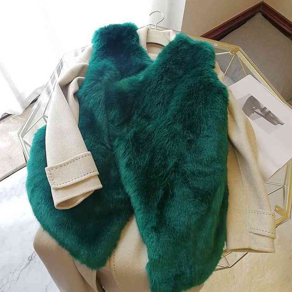 women's wool & blends blends autumn winter women elegant green faux vests sleeveless loose fake rabbit fur jackets uja0, Black
women's wool & blends blends autumn winter women elegant green faux vests sleeveless loose fake rabbit fur jackets uja0, Black