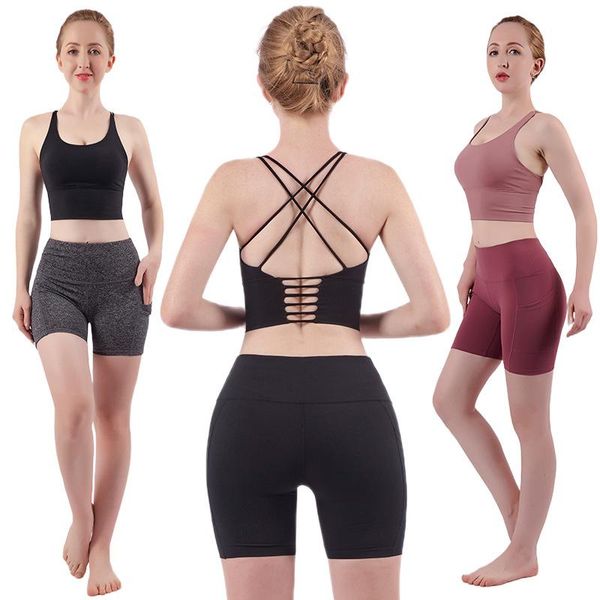 yoga outfit ladies summer bra set tight high waist shorts running bodybuilding fitness suit sports woman crop 2 piece
yoga outfit ladies summer bra set tight high waist shorts running bodybuilding fitness suit sports woman crop 2 piece