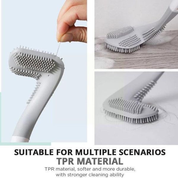 bath accessory set long handle toilet cleaning brush silicone brushes for bathroom head bendable v3o5
bath accessory set long handle toilet cleaning brush silicone brushes for bathroom head bendable v3o5