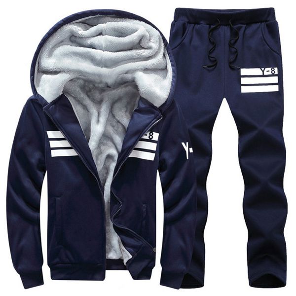 2021 new winter tracksuits men set thicken fleece hoodies + pants suit sweatshirt sportswear male hoodie sporting suits plus size wbjp, Gray
2021 new winter tracksuits men set thicken fleece hoodies + pants suit sweatshirt sportswear male hoodie sporting suits plus size wbjp, Gray