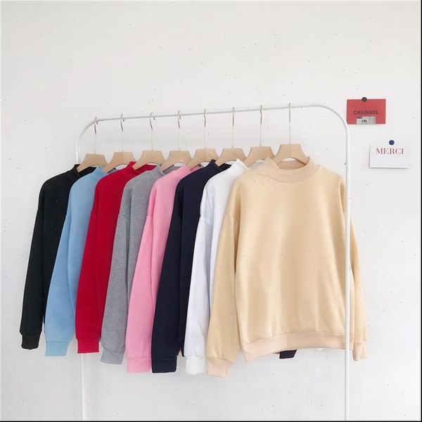 2021 autumn new solid color candy color wild plus velvet small stand up collar pullover sweatershirt for female students pollove, Black
2021 autumn new solid color candy color wild plus velvet small stand up collar pullover sweatershirt for female students pollove, Black