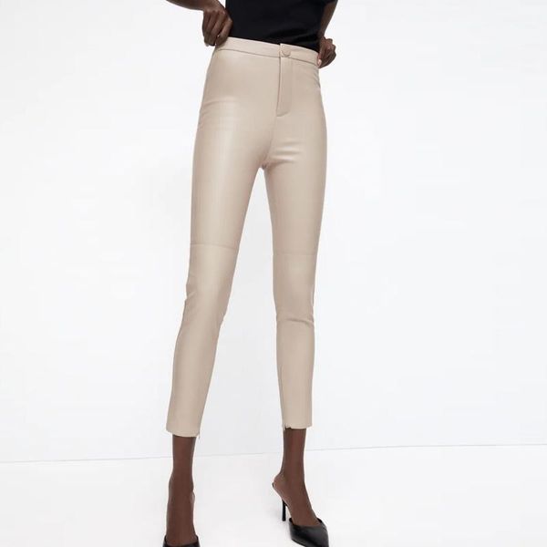 women's pants & capris za 2021 womens pu skinny pant slim black leather high waist pencil female sweatpant zipper trousers women, Black;white
women's pants & capris za 2021 womens pu skinny pant slim black leather high waist pencil female sweatpant zipper trousers women, Black;white