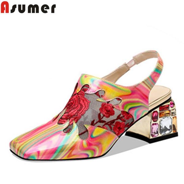dress shoes asumer size 34-41 patent leather square toe mesh crystal women pumps mixed colors high heels 2021, Black
dress shoes asumer size 34-41 patent leather square toe mesh crystal women pumps mixed colors high heels 2021, Black