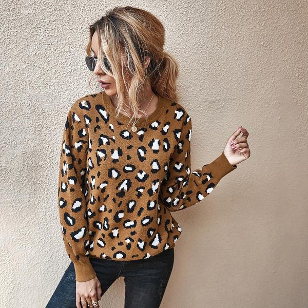 women's sweaters large size leopard sweater 2021 autumn winter backless knitted pullovers ladies bottoming casual knitwear blusa, White;black
women's sweaters large size leopard sweater 2021 autumn winter backless knitted pullovers ladies bottoming casual knitwear blusa, White;black