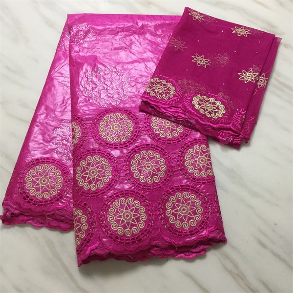 5yards wonderful fuchsia bazin brocade lace fabric african embroidery match 2yards french mesh blouse set pl71400, Black;white
5yards wonderful fuchsia bazin brocade lace fabric african embroidery match 2yards french mesh blouse set pl71400, Black;white