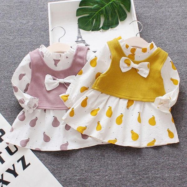 girl's dresses baby fake two piece dress comfort soft cotton long sleeve personality printing swing girl fashion trend clothes, Red;yellow
girl's dresses baby fake two piece dress comfort soft cotton long sleeve personality printing swing girl fashion trend clothes, Red;yellow
