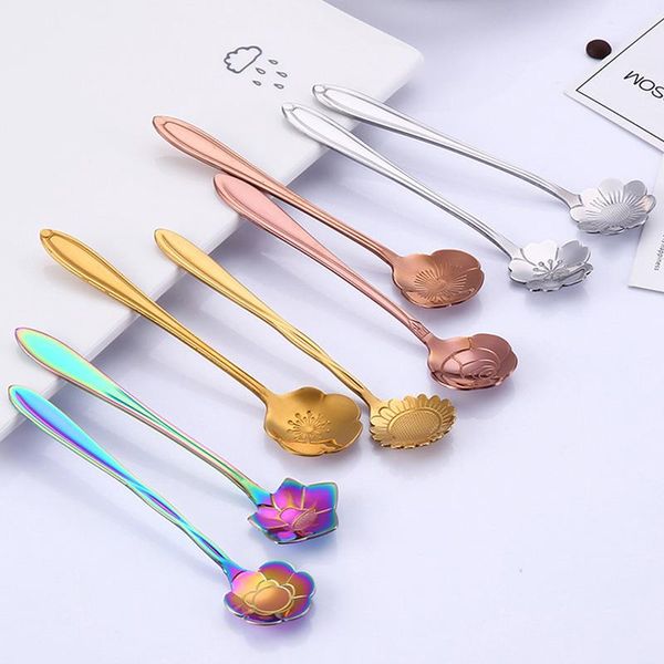 spoons 4/6/8pcs flowers design gold spoon long handle dessert tea coffee mixing stainless steel vintage teaspoons drink tableware
spoons 4/6/8pcs flowers design gold spoon long handle dessert tea coffee mixing stainless steel vintage teaspoons drink tableware