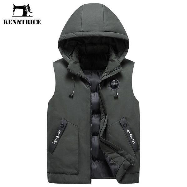 kenntrice brand hooded vest jacket mens new warm sleeveless jacket male winter casual waistcoat men vest plus size veste homme, Black;white
kenntrice brand hooded vest jacket mens new warm sleeveless jacket male winter casual waistcoat men vest plus size veste homme, Black;white