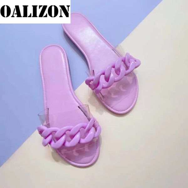 women slippers stylish chains 2021 summer slipper sandals sweet lady shoes flip flop zapatos mujer, Black 
women slippers stylish chains 2021 summer slipper sandals sweet lady shoes flip flop zapatos mujer, Black
