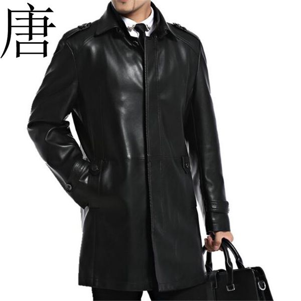 tang cool 2021 new autumn and winter brand men's genuine leather jackets long coat men natural sheepskin jacket i1zh, Black
tang cool 2021 new autumn and winter brand men's genuine leather jackets long coat men natural sheepskin jacket i1zh, Black