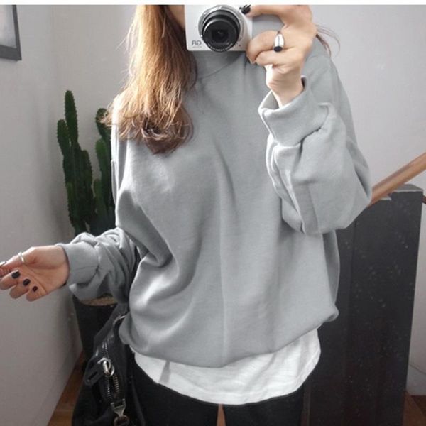 9 colors winter grey hoodie round neck long sleeve velvet warm sweatshirts women korean black loose hoodies female casual coat
9 colors winter grey hoodie round neck long sleeve velvet warm sweatshirts women korean black loose hoodies female casual coat