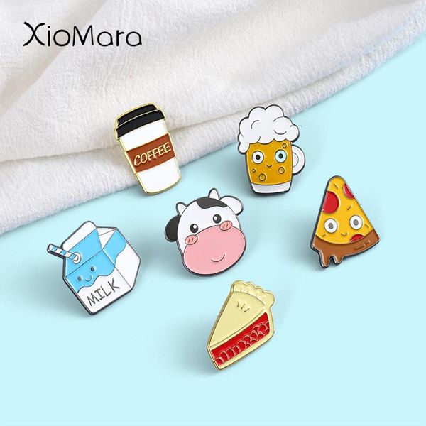 pins, brooches cartoon food enamel pins kawaii milk coffee beer cow sandwich pizza backpack badges gifts for women men custom jewely, Gray
pins, brooches cartoon food enamel pins kawaii milk coffee beer cow sandwich pizza backpack badges gifts for women men custom jewely, Gray