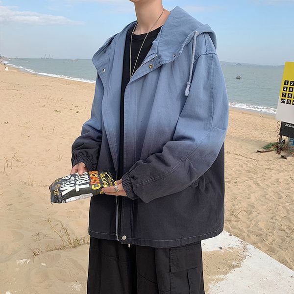 2021 new spring gradient men's fashion retro casual hooded jackets mens streetwear hip-hop bomber jacket men m-2xl fhfk, Black;brown
2021 new spring gradient men's fashion retro casual hooded jackets mens streetwear hip-hop bomber jacket men m-2xl fhfk, Black;brown