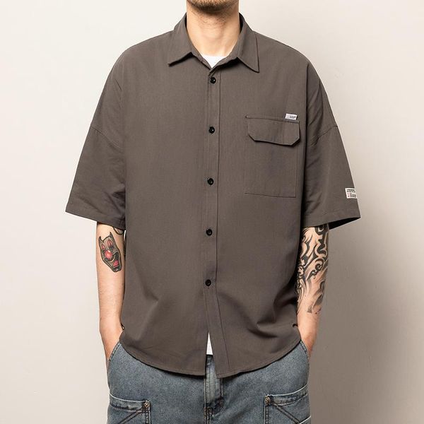 men's casual shirts walkwide 2021 summer japanese clothing daofeng large size lattice youth embroidered standard short-sleeved sh, White;black
men's casual shirts walkwide 2021 summer japanese clothing daofeng large size lattice youth embroidered standard short-sleeved sh, White;black