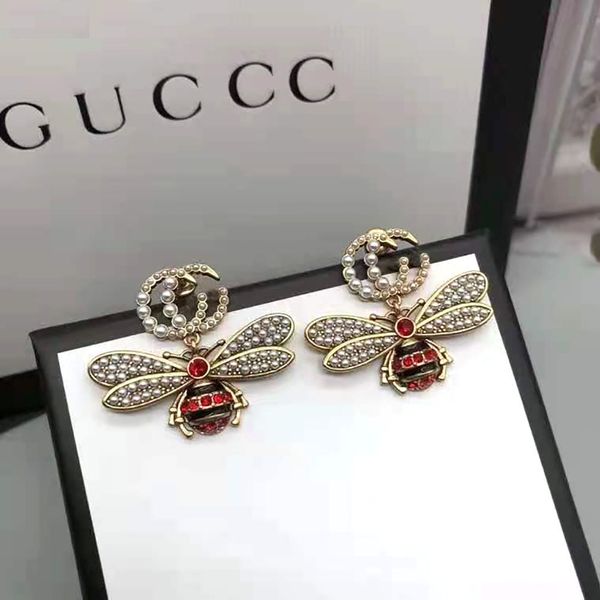 g women fashion earrings made of brass 925 pure silver needle ancient women style bee inlaid diamond earrings
g women fashion earrings made of brass 925 pure silver needle ancient women style bee inlaid diamond earrings