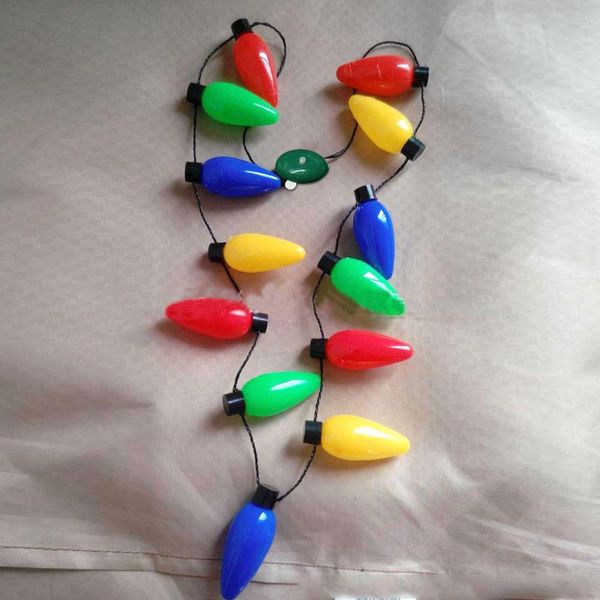 party decoration festival necklace led light up plastic luminous christmas bulb necklaces for adults kids ja55
party decoration festival necklace led light up plastic luminous christmas bulb necklaces for adults kids ja55