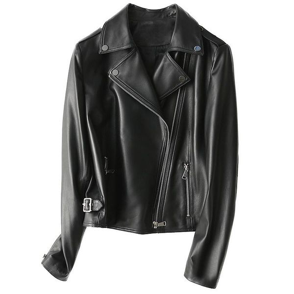 women's leather & faux 2021 genuine jacket sheepskin bomber jackets spring autumn short slim motorcycle hq18-yy1821a mf205, Black
women's leather & faux 2021 genuine jacket sheepskin bomber jackets spring autumn short slim motorcycle hq18-yy1821a mf205, Black