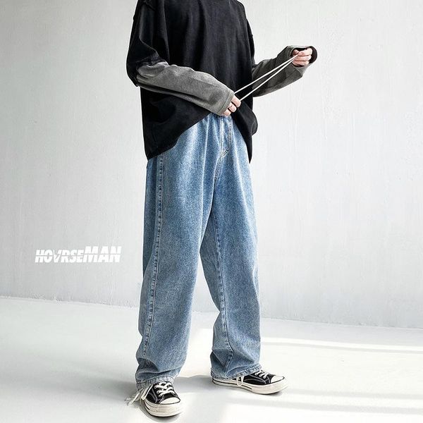 men's pants 2021 jeans large size loose straight hip hop bell bottom spring and autumn wide-leg harem casual, Black
men's pants 2021 jeans large size loose straight hip hop bell bottom spring and autumn wide-leg harem casual, Black